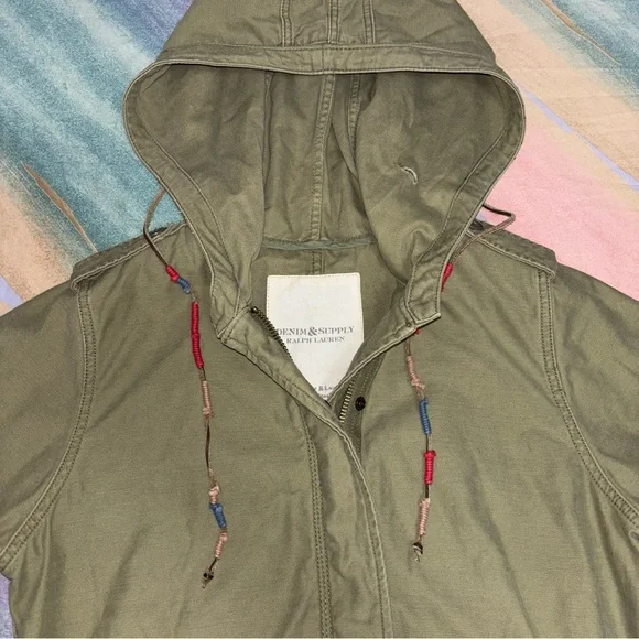 Denim & Supply by Ralph Lauren Fishtail Parka coat size M Y2K